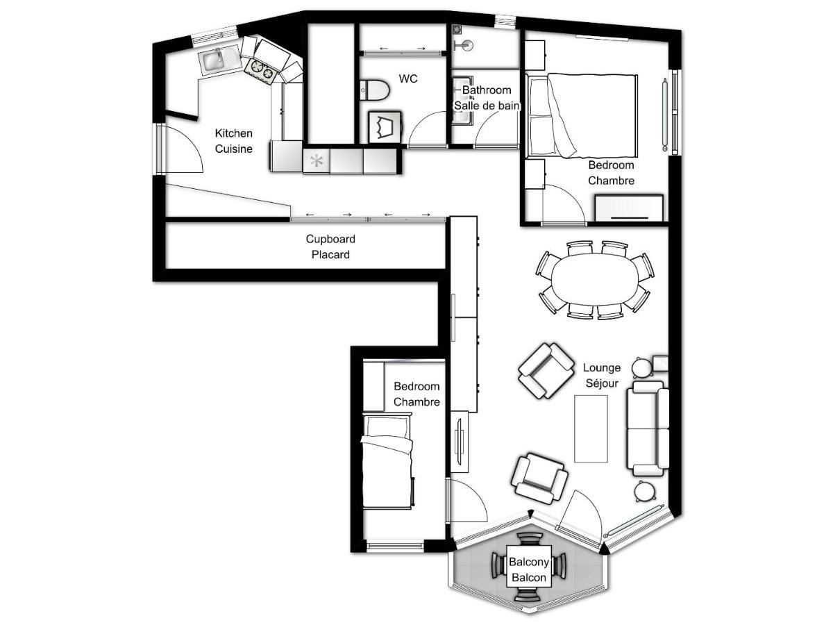 Le Beausite C Apartment - Chamonix All Year Exterior foto